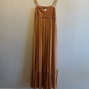 Smocked Bodice Maxi Dress